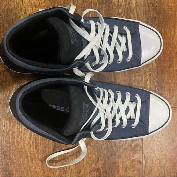 Converse Navy and White Sneakers - Picture 3 of 3